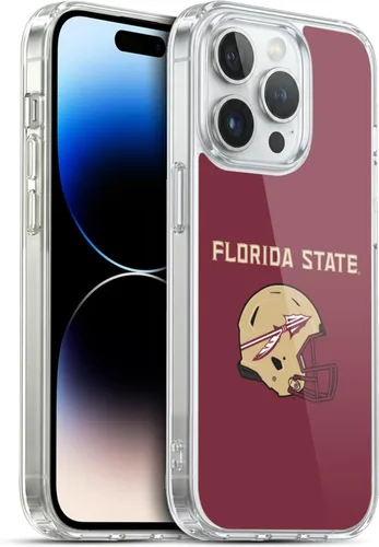 Miniatura 204 de Head Case Designs Funda de gel suave FSU Seminoles de la Universidad Estatal de Florida con licencia oficial compatible con Apple iPhone 13 Pro Max