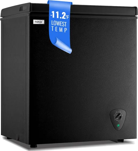 Miniatura 11 de WANAI - Congelador de pecho mini congelador profundo con capacidad compacta congeladores de congelación rápida para el hogar, oficina, dormitorio