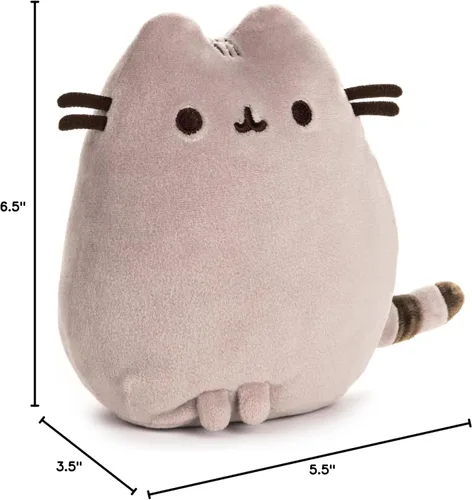 Miniatura 5 de GUND Pusheen The Cat Squisheen Peluche, Animal de Peluche Gato para Edades de 8 Años en Adelante, Gris, 6