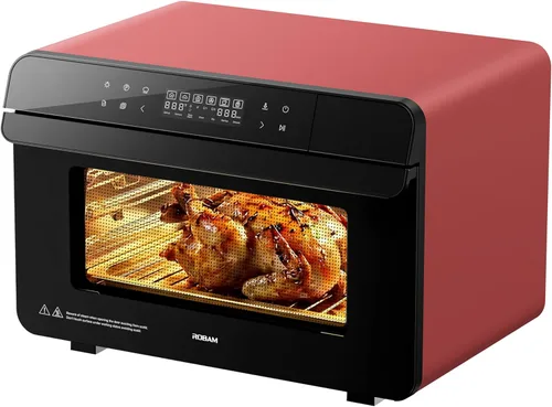 Miniatura 12 de ROBAM Horno combinado con freidora de aire tostadora, horno de vapor de encimera 14 en 1 con convección de vapor para asar y hornear, cocción