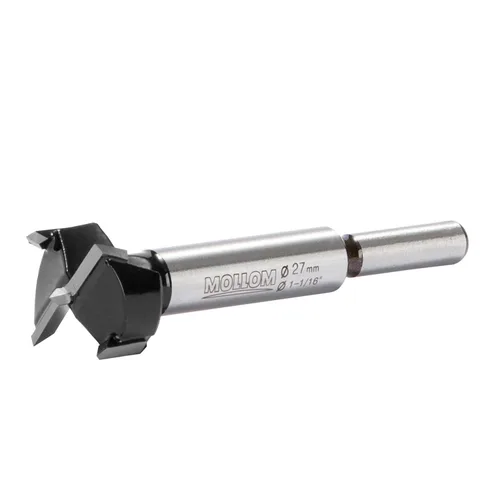 Miniatura 43 de Mollom Broca Forstner de 1/4" (6.3 mm) para carpintería precisa con un grosor de carburo YG8 duradero de 0.063 in, esta herramienta de corte
