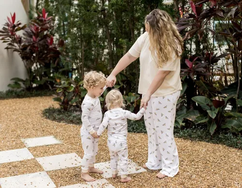Miniatura 4 de Burt's Bees Baby Pijamas a juego para mamá para bebé niña