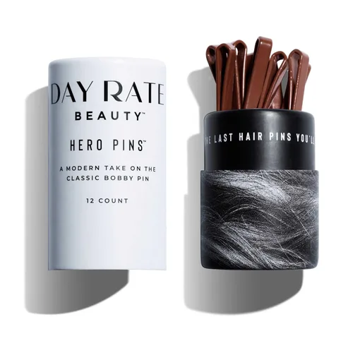Miniatura 3 de Day Rate Beauty Hero Pins (2 pulgadas, tubo de 12) – Pasadores profesionales para bollos y recogidos seguros – Recubierto de nailon, anti-rozaduras