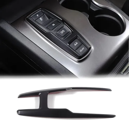 Miniatura 8 de Marco de Botón de Palanca de Cambios Trim para Honda Pilot 2016-2022/ Ridgeline 2020-2023/ Passport 2019-2023, Material ABS Cubierta del Panel