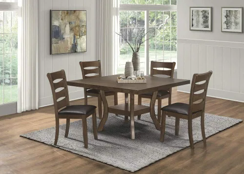Miniatura 6 de Homelegance Comedor) Silla auxiliar (juego de 2), marrón