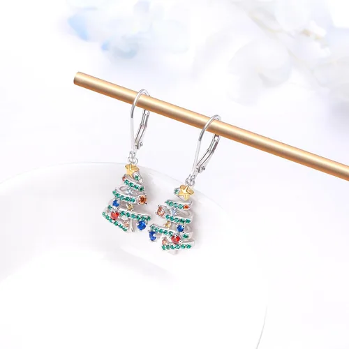 Miniatura 21 de Aretes colgantes de filigrana de plata de ley 925, margarita, loto, flor de rosa, piedra lunar, lágrima para mujer, nudo celta infinito, margarita