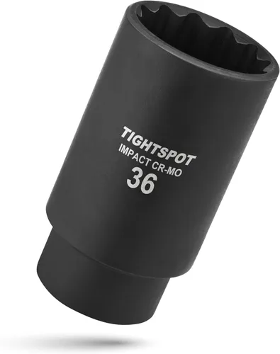 Miniatura 21 de TIGHTSPOT 1/2 Pulgada de transmisión - Vaso de impacto profundo de 36 mm con diseño de 6 puntos anti-redondeo, acero CRMO tratado térmicamente