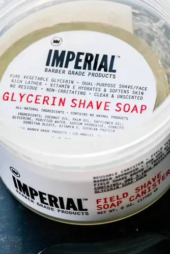 Miniatura 5 de Imperial Barber Bote de jabón para afeitar, 6.2 oz