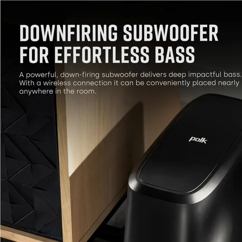 Miniatura 8 de Polk Audio MagniFi Mini AX barra de sonido para TV con subwoofer inalámbrico, certificado Dolby Atmos y DTS:X, las tecnologías VoiceAdjust y SDA