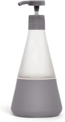 Cleancult Dispensador de jabón para platos (15 onzas, 1 unidad), dispensador de jabón de vidrio recargable con bomba, dispensador de jabón para