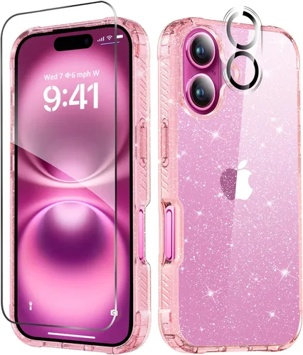 Miniatura 53 de MIODIK Compatible con Funda para iPhone Air, [Compatible con Magsafe] con Protector de Pantalla y Protección de Cámara Mejorada, Funda Protectora