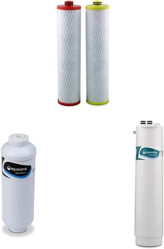 Miniatura 5 de Aquasana Cartuchos de filtro de repuesto (etapas 1 y 3) para sistema de filtro de agua de ósmosis inversa OptimH20 para debajo del fregadero,