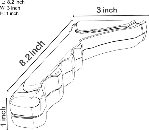 Miniatura 6 de Exprimidor de limón resistente de acero inoxidable, exprimidor manual de extracción máxima, fácil de apretar, plegable, plano, extractor de jugo