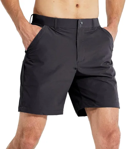 Haimont Pantalones cortos de senderismo para hombre, entrepierna de 7 pulgadas, de secado rápido, ligeros, para trabajo al aire libre, pantalones