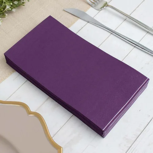 Miniatura 16 de Efavormart 50 Pack Servilletas de papel para fiestas de 2 capas suaves verde oliva con borde dorado de oro, servilletas para cenas, cócteles