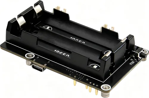Geekworm X1200 5V UPS HAT Placa de expansión para Raspberry Pi 5 | Max 5.1V 5A Salida | Encendido automático | Apagado seguro | Función de detección