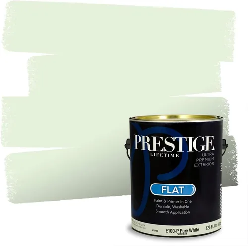 Miniatura 180 de PRESTIGE Pintura exterior e imprimación en uno, aloe, plano, 1 galón
