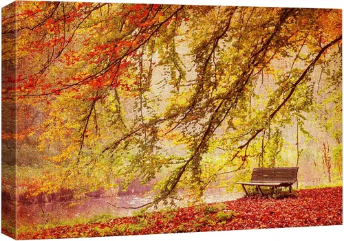 Miniatura 59 de wall26 Prado con álamos por Claude Monet - Arte moderno impresionista, arte en lienzo para el hogar, 12 x 18 pulgadas
