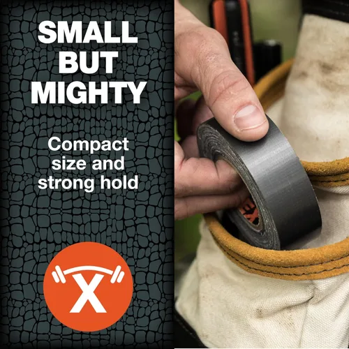Miniatura 2 de T-REX 240998 Ferociously Strong Tape Cinta adhesiva muy resistente, de 1.88 pulgadas x 35 yardas, con parte trasera impermeable, color gris plomo