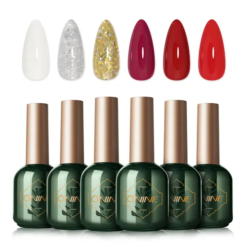 Miniatura 9 de 3Free - Juego de esmaltes de uñas de gel – 0.35 oz colección Nude Blue, sin HEMA, sin TPO y sin dihema, esmalte de gel no tóxico UV LED para pieles