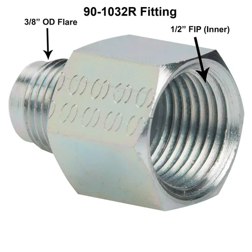 Miniatura 2 de Dormont Adaptador de gas de montaje de llamarada, 1/2 pulgada, 0