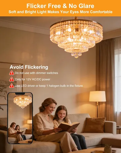 Miniatura 4 de BAOMING Bombilla LED G4 de 12 V, 3.5 W, base JC bi-pines, equivalente a halógeno T3 de 20 W-35 W, 2700 K, blanco cálido suave, sin parpadeo, lámpara