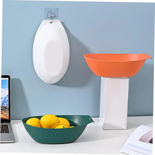 Miniatura 5 de Cabilock Cesta multifuncional para lavar frutas, escurridor de verduras, cuenco para lavadora de arroz, colador seguro y resistente