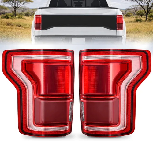 Miniatura 12 de Nilight Conjunto de luz trasera compatible con Ford F150 F-150 2015 2016 2017 de repuesto de lámpara trasera estilo OE con bombillas y arnés lado