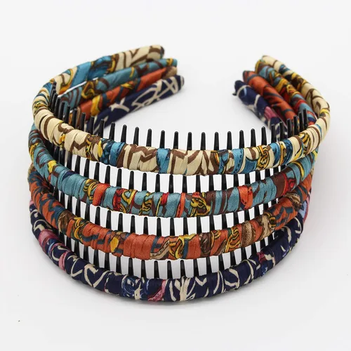 Miniatura 15 de JOBAND Diadema de Aro con Púas Multicolor, Diadema con Peine, Accesorios para el Cabello Suave y Cómodo, Antideslizante para Mujeres/Niñas