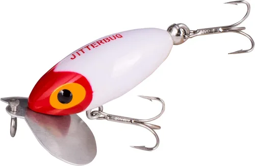 Miniatura 12 de Arbogast Jitterbug Topwater Bass - Señuelo de pesca para pesca nocturna Fire Tiger