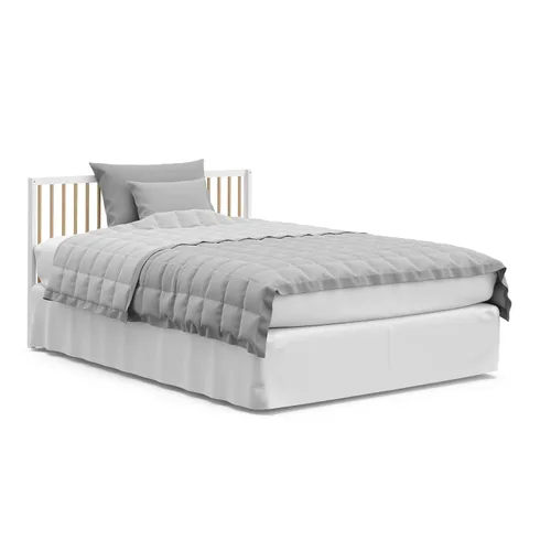 Miniatura 9 de Cuna convertible 5 en 1 con cajón Graco Teddi (Blanco con madera flotante) – Certificado GREENGUARD Gold, combinación de cuna con cajón, cajón
