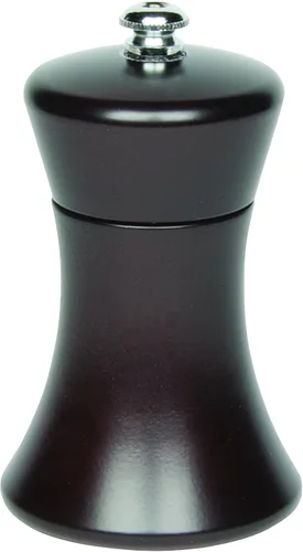 Miniatura 2 de Fletchers' Mill Sierra Molinillo de pimienta, negro, 4 pulgadas, grosor ajustable fino a grueso, fabricado en Estados Unidos