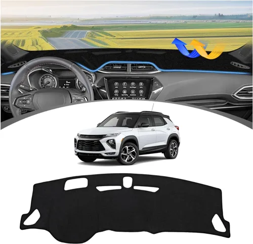 Miniatura 52 de FIILINES Cubierta para tablero Compatible con Mazda 3 2010-2013 Accesorios Tapete para tablero para Mazda 3 Accesorios Tapete para salpicadero