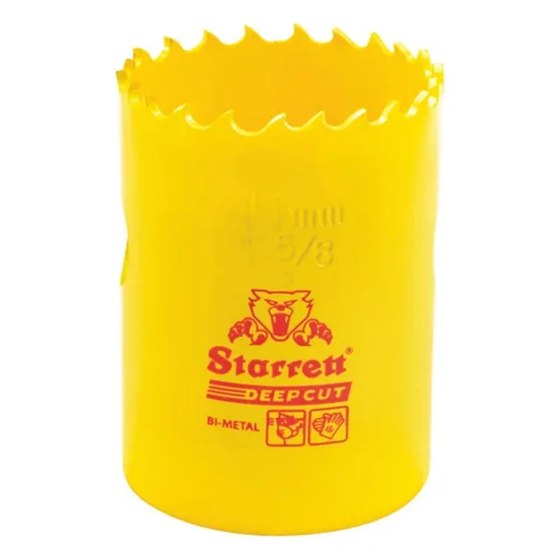 Miniatura 41 de Starrett DCH0136-G - Sierra perforadora bimetálica de corte profundo con dientes HSS resistentes a la abrasión - Ideal para cortar metal, acero
