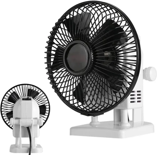 Miniatura 7 de Dioche Mini ventilador eléctrico de uñas con flujo de aire de 13 W de alto, ventilador de escritorio portátil con 2 ajustes de velocidad