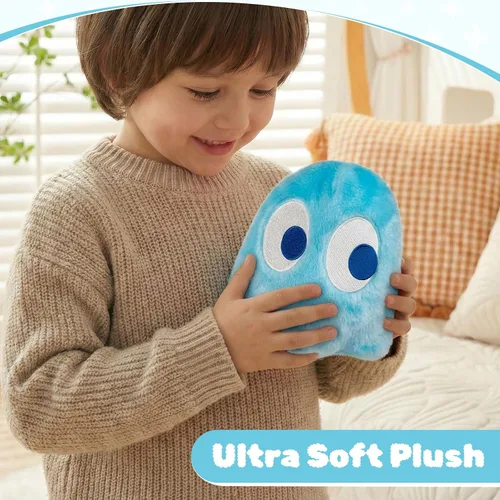Miniatura 4 de Pingong Peluche fantasma azul, 6 pulgadas, animal de peluche suave, regalo de cumpleaños para niños y niñas