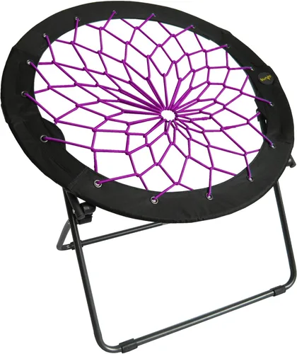 Miniatura 8 de Zenithen Silla Bungee Bunjo Plegable de 29", Índigo (Paquete de 1) - Asiento Plegable Ligero para Adolescentes, Adultos, Dormitorios, Habitaciones