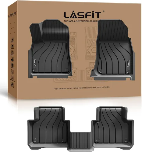 Miniatura 17 de LASFIT Tapetes de elastómero termoplástico para 1a y 2a fila de asientos de auto, para todo tipo de clima