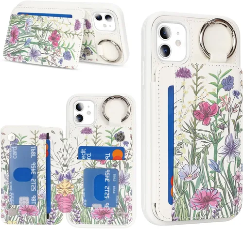 Miniatura 20 de Havaya Funda compatible con iPhone 11, cartera MagSafe con tarjetero - Funda magnética desmontable 2 en 1 - Ranuras para tarjetas de crédito