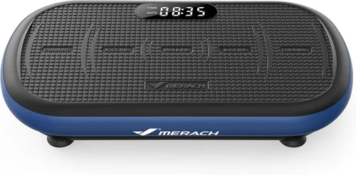 Miniatura 12 de MERACH - Máquina de plataforma vibratoria para ejercicio, capacidad de 440 libras, Bluetooth y pedal de silicona, estimula la grasa profunda