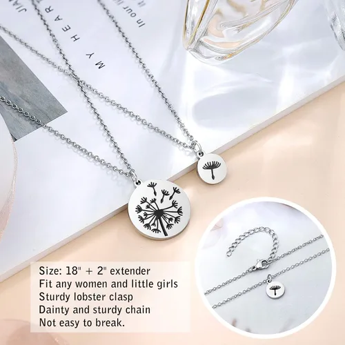 Miniatura 5 de Juego de collar para madre e hija para 23 regalos del día de la madre para mamá e hija
