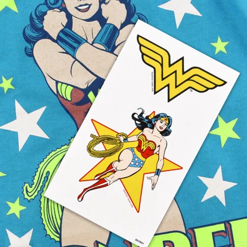 Miniatura 6 de Popfunk Camiseta clásica de las estrellas de la mujer maravilla