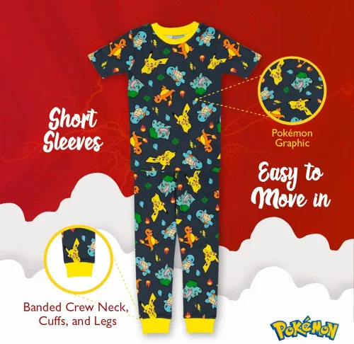Miniatura 4 de Pokemon Boys' Big Snug-fit Pajamas