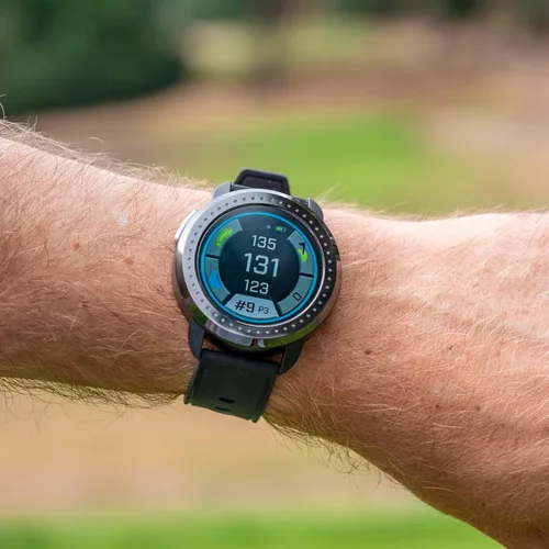 Miniatura 11 de Bushnell Golf iON Elite GPS Watch – Color Touchscreen, Slope‑Adjusted Yardages, 38,000+ Courses, Shot Tracker, USB‑C, Magnetic Charger Blanco