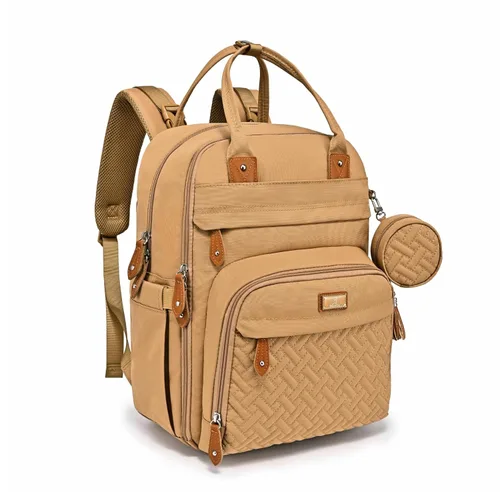 Miniatura 11 de BabbleRoo - Mochila para pañales - Bolso de viaje con artículos esenciales para bebés - Mochila multifuncional resistente al agua, bolso de viaje