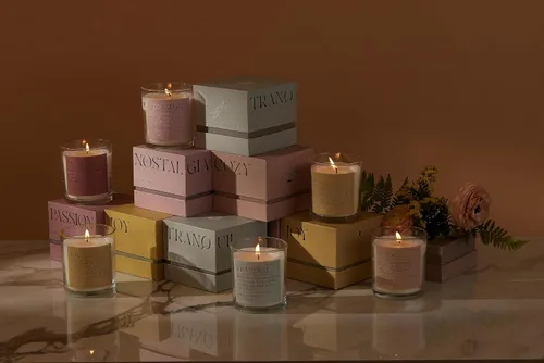 Miniatura 6 de Paddywax Scented Candles Mood Collection - Vela fragante en caja en recipiente de vidrio, 8 onzas, Nostalgia