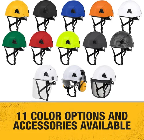 Miniatura 6 de DEWALT DPG22 Slate Tipo II Clase E Casco de seguridad de trinquete de 4 puntos (paquete de 12)