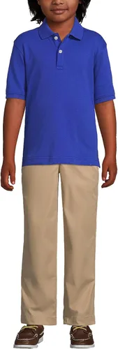 Miniatura 4 de Lands' End Camisa polo de manga corta para niños de uniforme escolar
