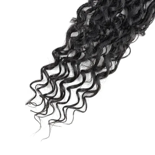 Miniatura 7 de LMZIM Cabello de ganchillo Goddess Locs de 14 pulgadas, 8 paquetes de Faux Locs trenzas de ganchillo para mujeres negras, cabello de ganchillo #2