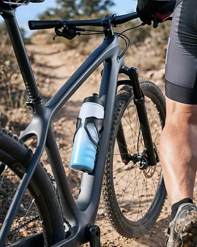 Miniatura 8 de MoKo Soporte para botella de agua para bicicleta con ranura para rastreador, para botellas de 2.56 a 2.76 pulgadas
